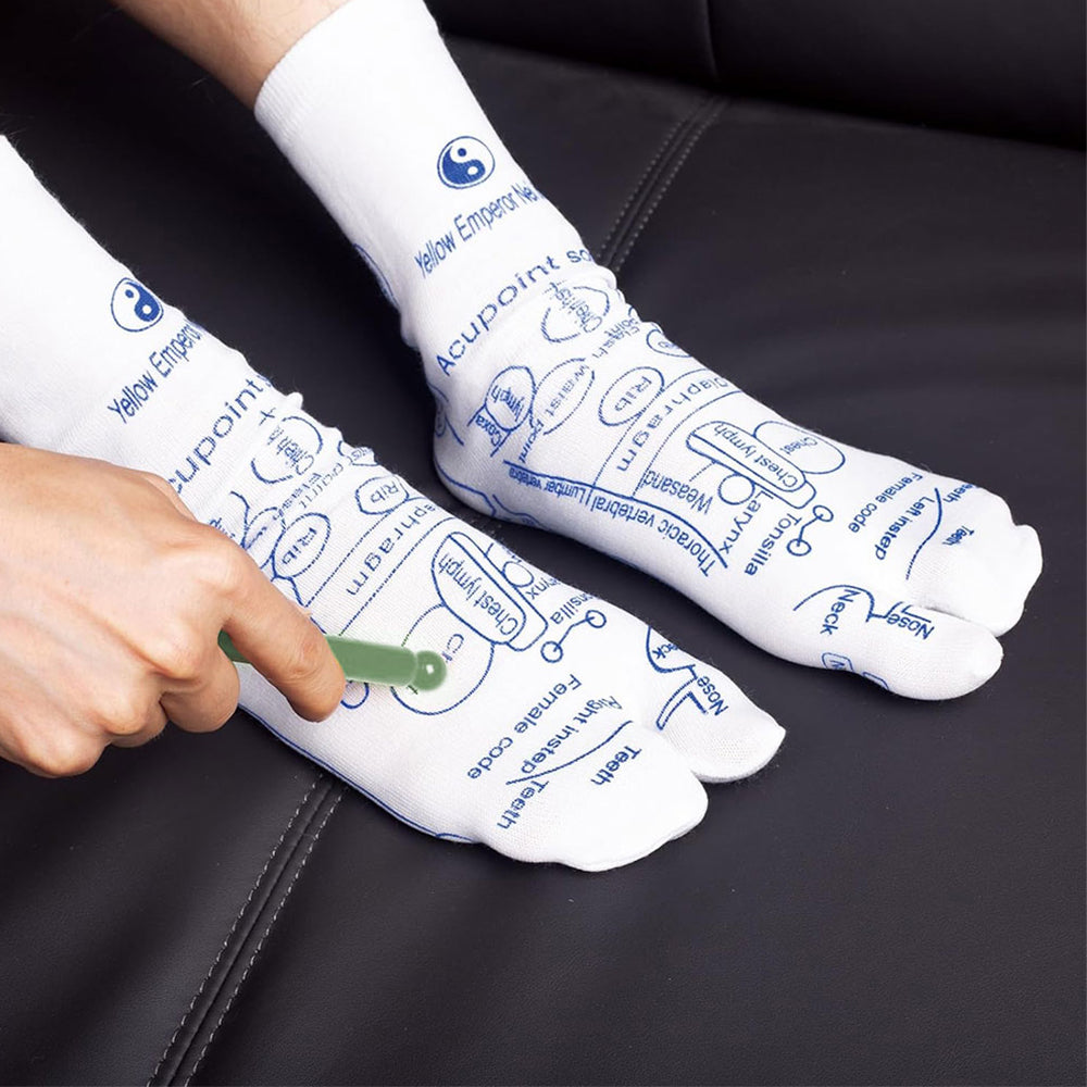 Reflexology Socks with Trigger Point Massage Tools for Men