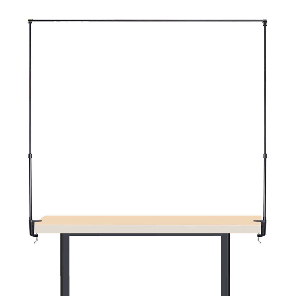 Macrame Plant Hanger Stand Rail Pole with Clamp Metal Adjustable Display Rod