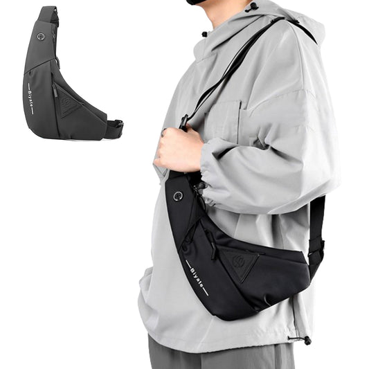 Crossbody Anti-Theft Shoulder Bag Chest Bag Black