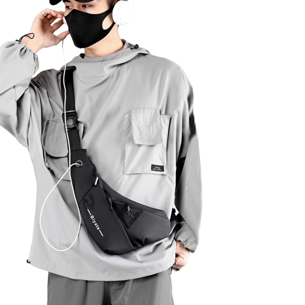 Crossbody Anti-Theft Shoulder Bag Chest Bag Black