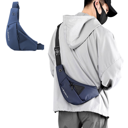 Crossbody Anti-Theft Shoulder Bag Chest Bag Blue