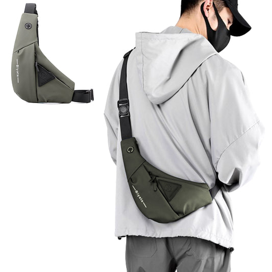 Crossbody Anti-Theft Shoulder Bag Chest Bag Green