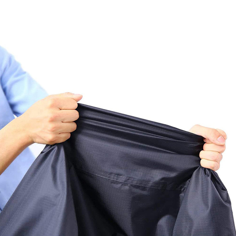 180x60x90cm Outdoor Bike Cover Rain Dust Snow Proof Cover with Lock Hole Black