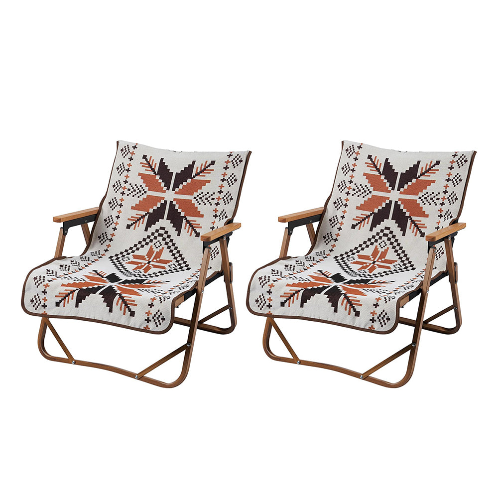 2Pcs 50x90cm Outdoor Camping Seat Chair Cover Garden Folding Chair Cover ST1