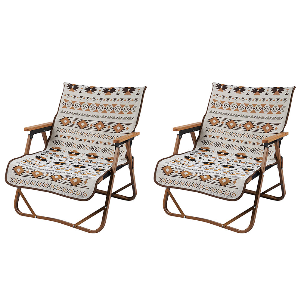 2Pcs 50x90cm Outdoor Camping Seat Chair Cover Garden Folding Chair Cover ST3