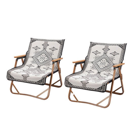 2Pcs 50x90cm Outdoor Camping Seat Chair Cover Garden Folding Chair Cover ST4