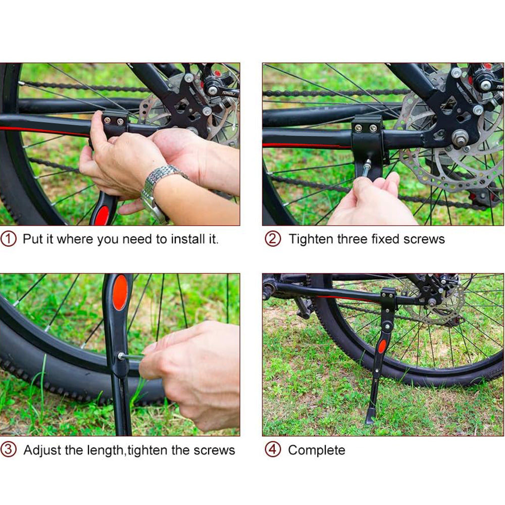 Adjustable Rear Bike Kick Stand Mountain Bike Stand