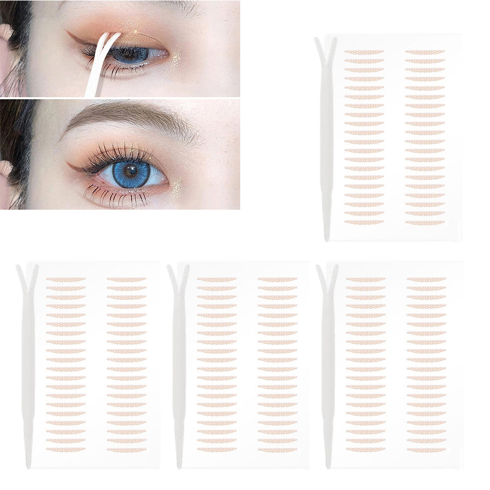 4Pcs 100 Pairs of Adhesive Eyelid Tape Stickers