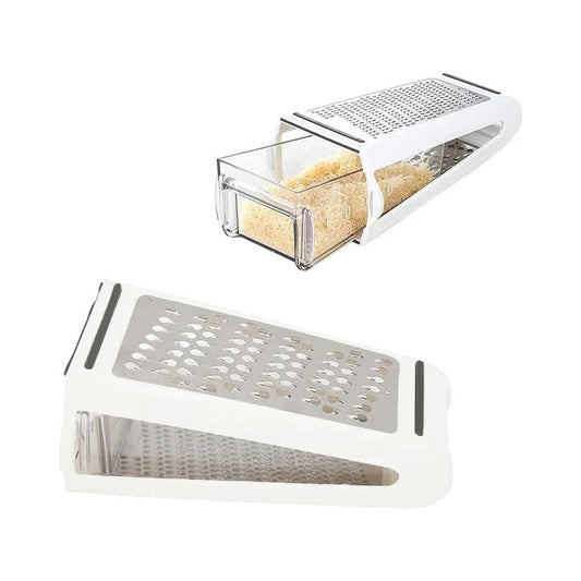 Double Sided Grater with Removable Container Kitchen Tool for Home