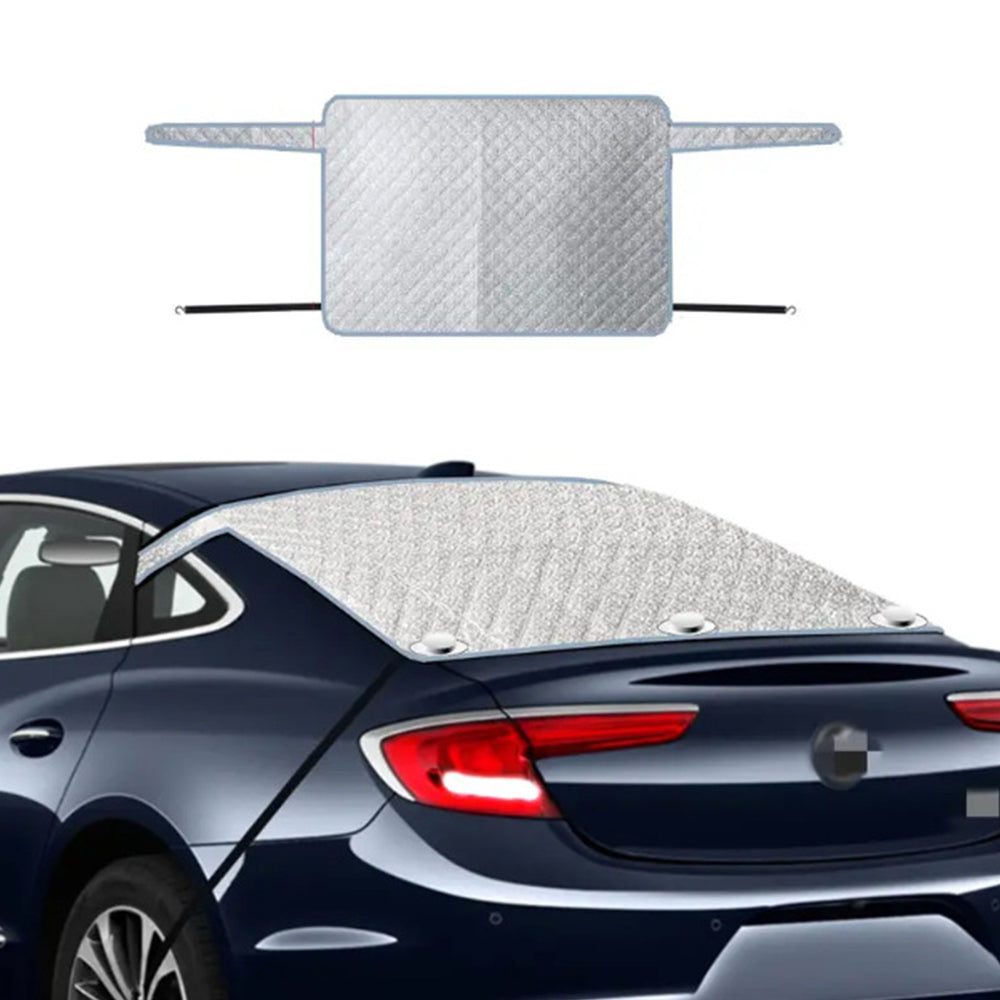 Magnetic Car Rear Windscreen Snow Cover with Windproof Elastic Straps