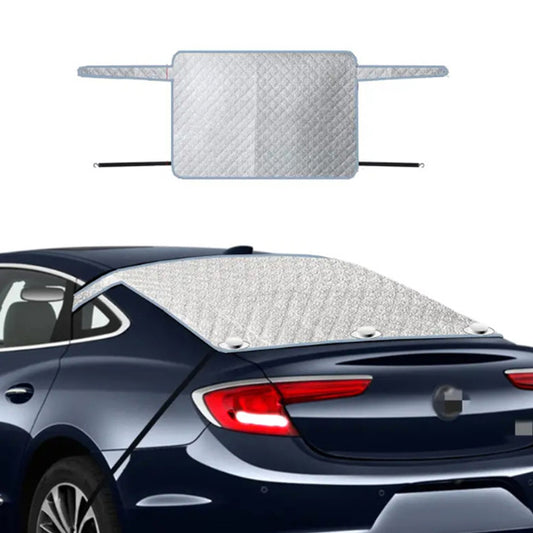 Magnetic Car Rear Windscreen Snow Cover with Windproof Elastic Straps