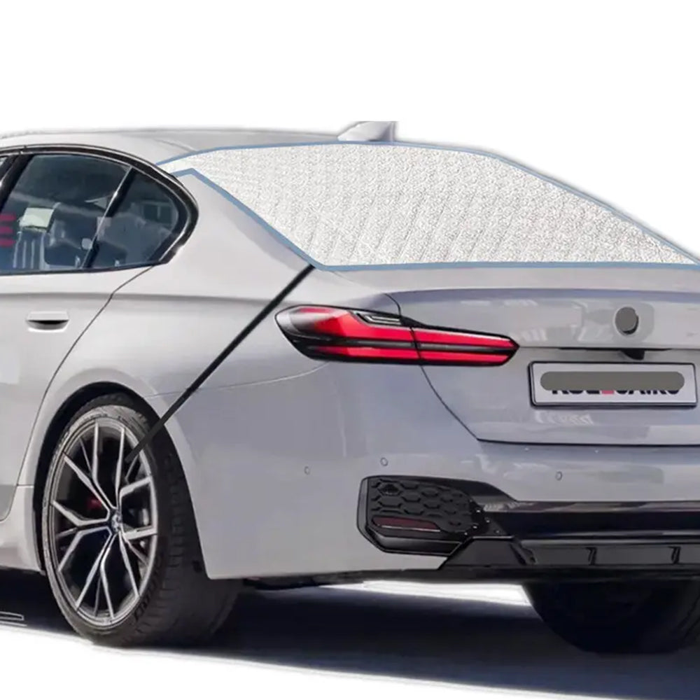 Magnetic Car Rear Windscreen Snow Cover with Windproof Elastic Straps