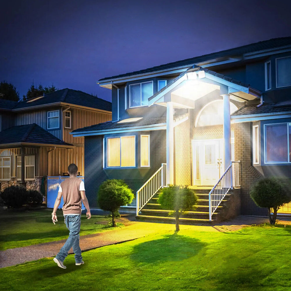 333 LED Solar Lights Outdoor Waterproof Motion Sensor Security Garage Lamp