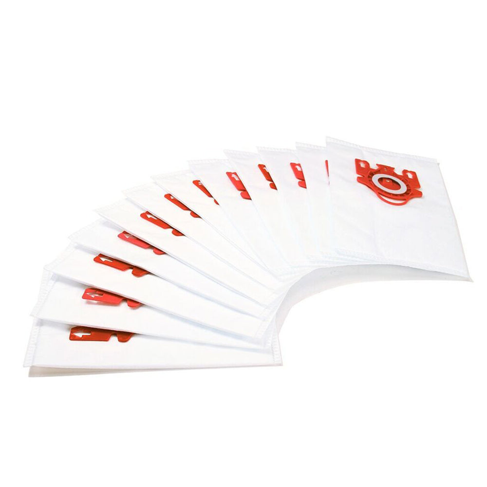 10Pcs Vacuum Replacement Dust Bags for Miele Vacuum Cleaner Bags Red