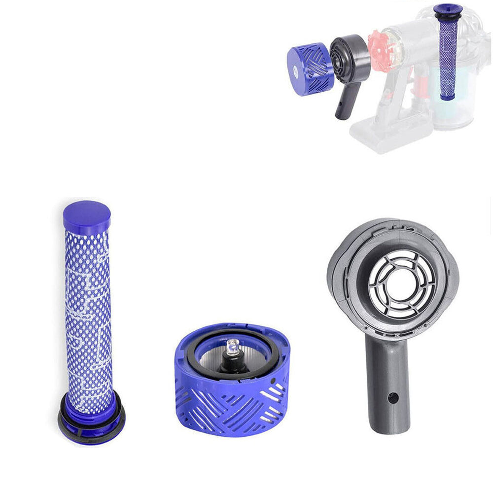 Motor Rear Cover Pre and Post Filter Kit for Dyson V6 DC Series Vacuum Cleaner