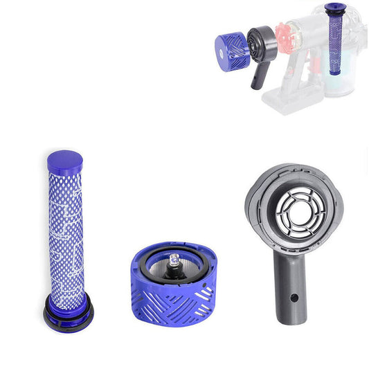 Motor Rear Cover Pre and Post Filter Kit for Dyson V6 DC Series Vacuum Cleaner