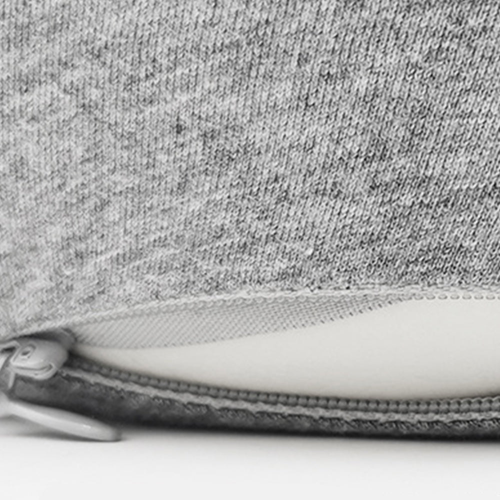 Neck Pillow for Travel Soft U Shaped Memory Foam Head Rest Cushion Grey