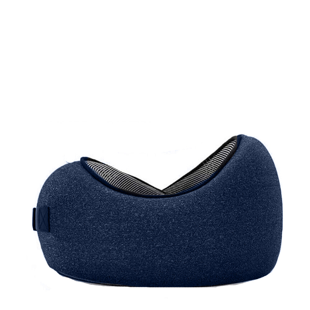 Neck Pillow for Travel Soft U Shaped Memory Foam Head Rest Cushion Navy Blue