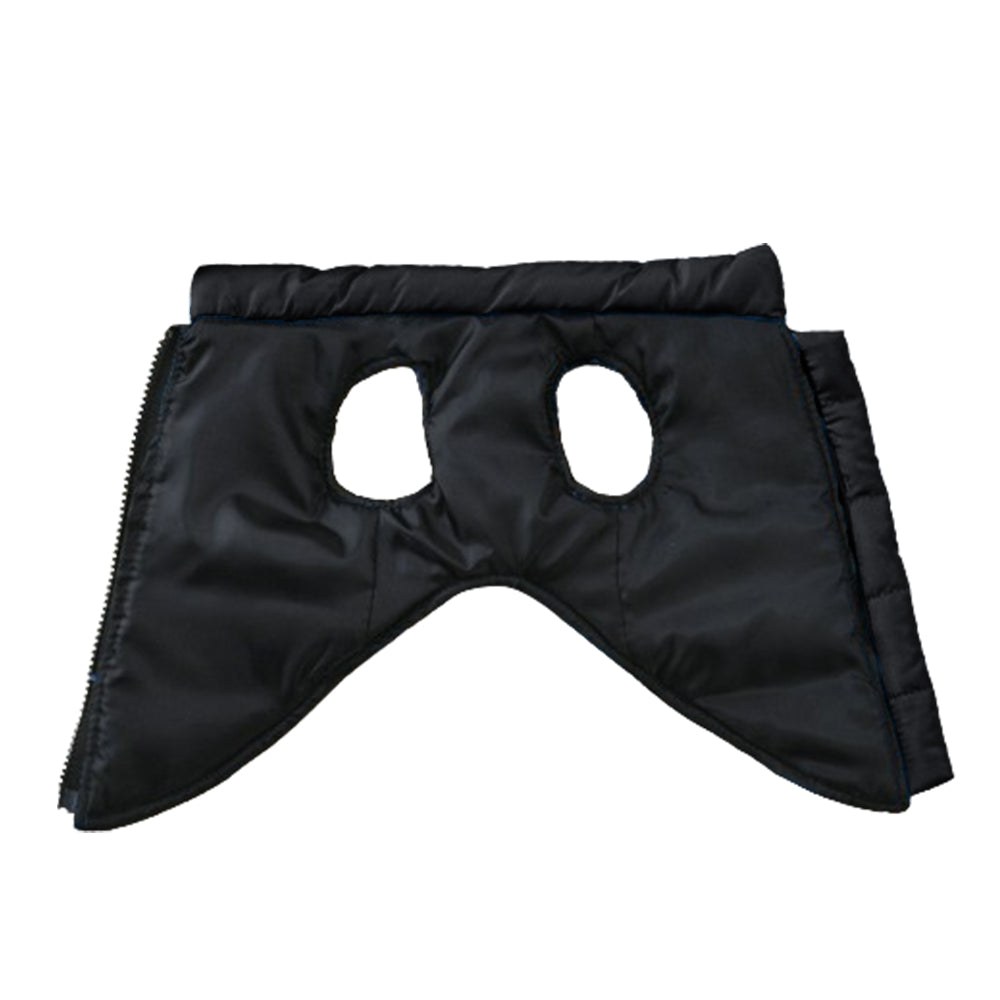 Dog Jacket Padded Pet Clothes with Zipper Warm Vest Coat Winter Black L