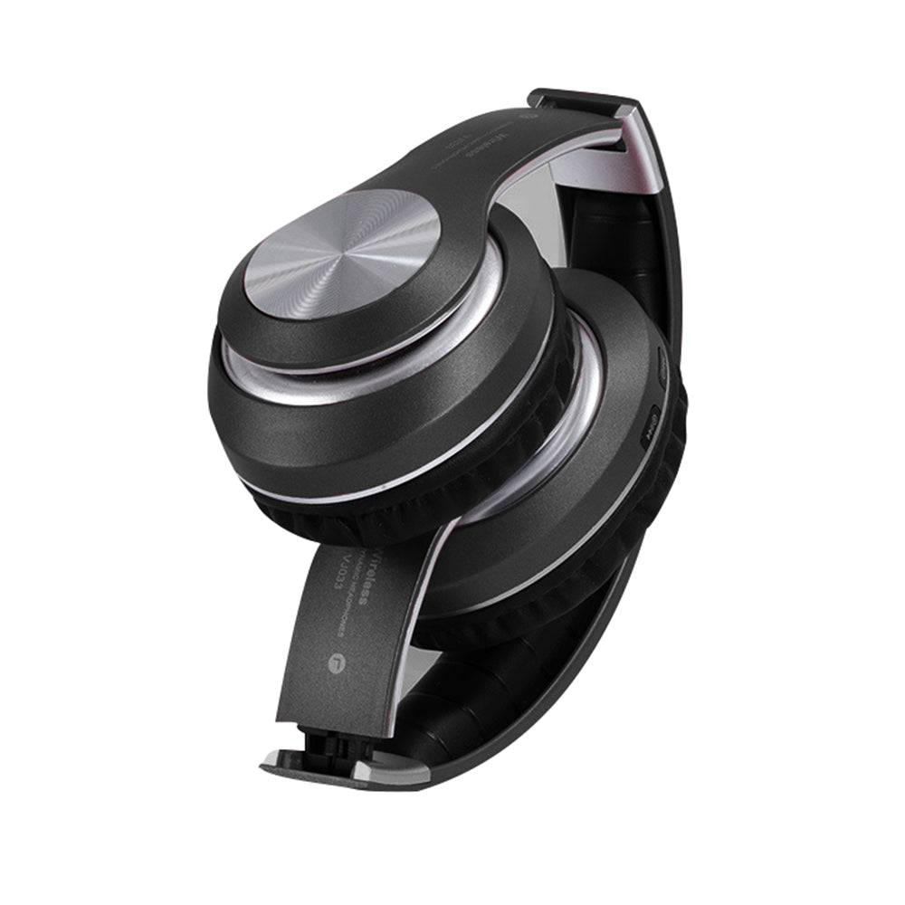 Wireless Headphones Bluetooth Earphones On-Ear Headset Rechargeable with Mic