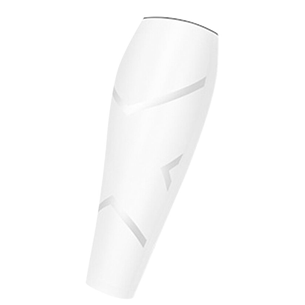 Compression Socks Leg Calf Sleeve Brace Support for Sport Gym White XL