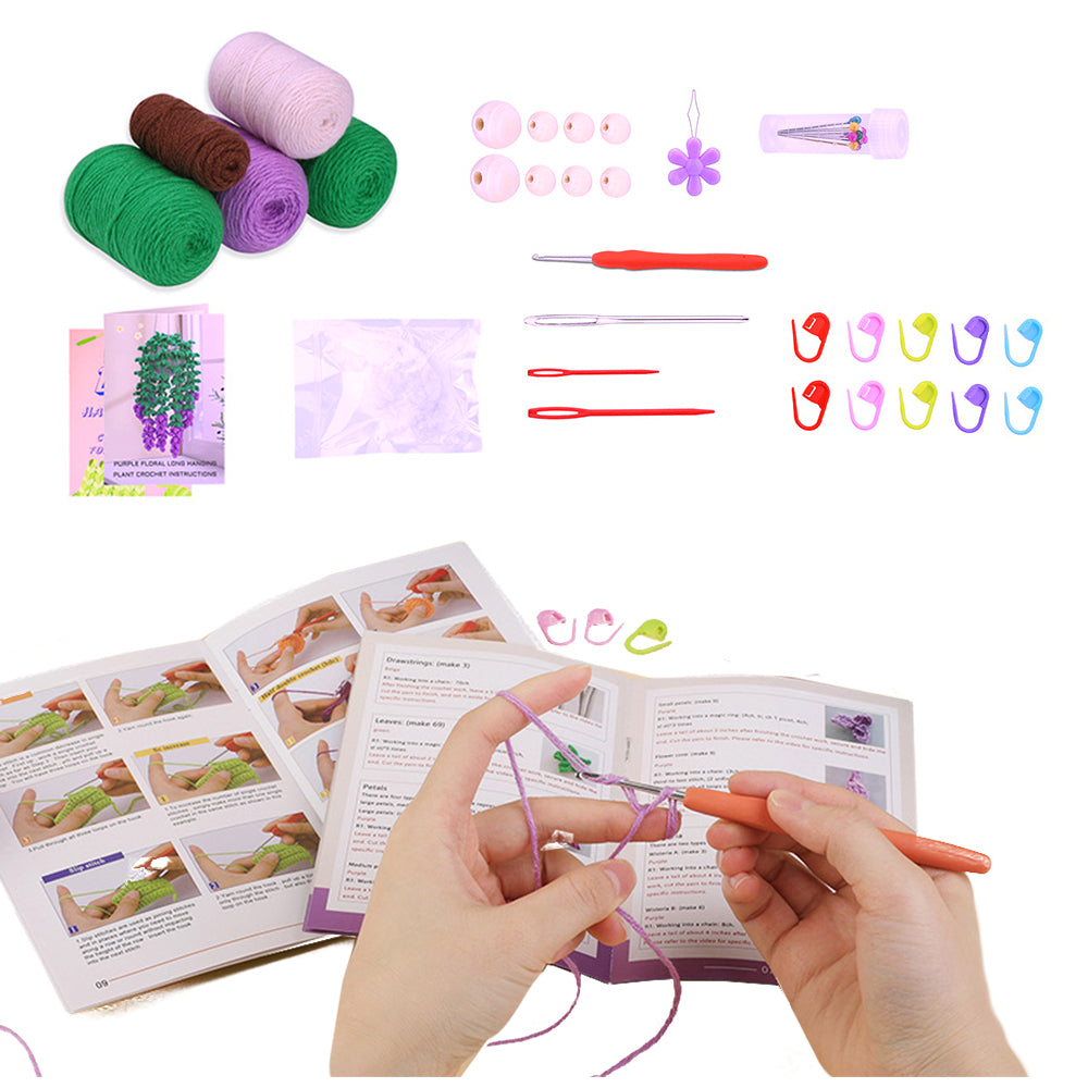 Crochet Kit DIY Crochet Ornament Crochet Styling Plant Hanging Decor ST1