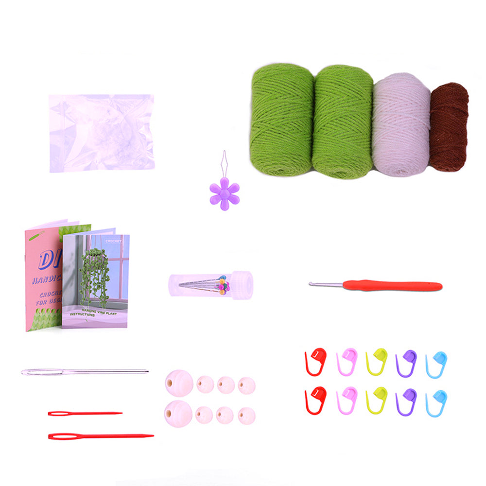 Crochet Kit DIY Crochet Ornament Crochet Styling Plant Hanging Decor ST3