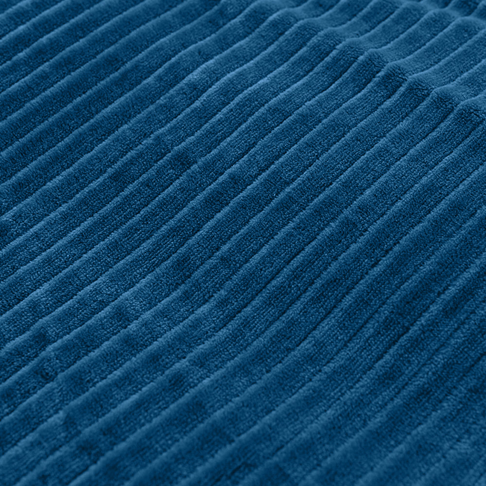 150x200cm Reversible Plush Blanket Faux Lambswool Sherpa Throw Blanket Blue