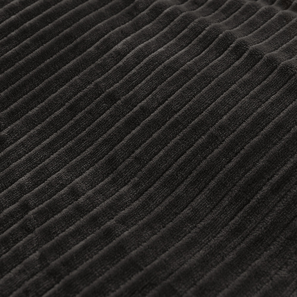 100x150cm Reversible Blanket Faux Lambswool Sherpa Throw Blanket Dark Grey