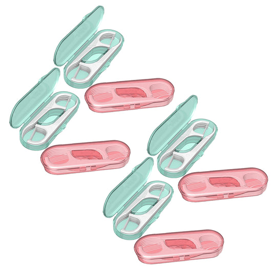 80Pcs Dental Floss with Travel Cases Toothpicks Dental Floss Sticks