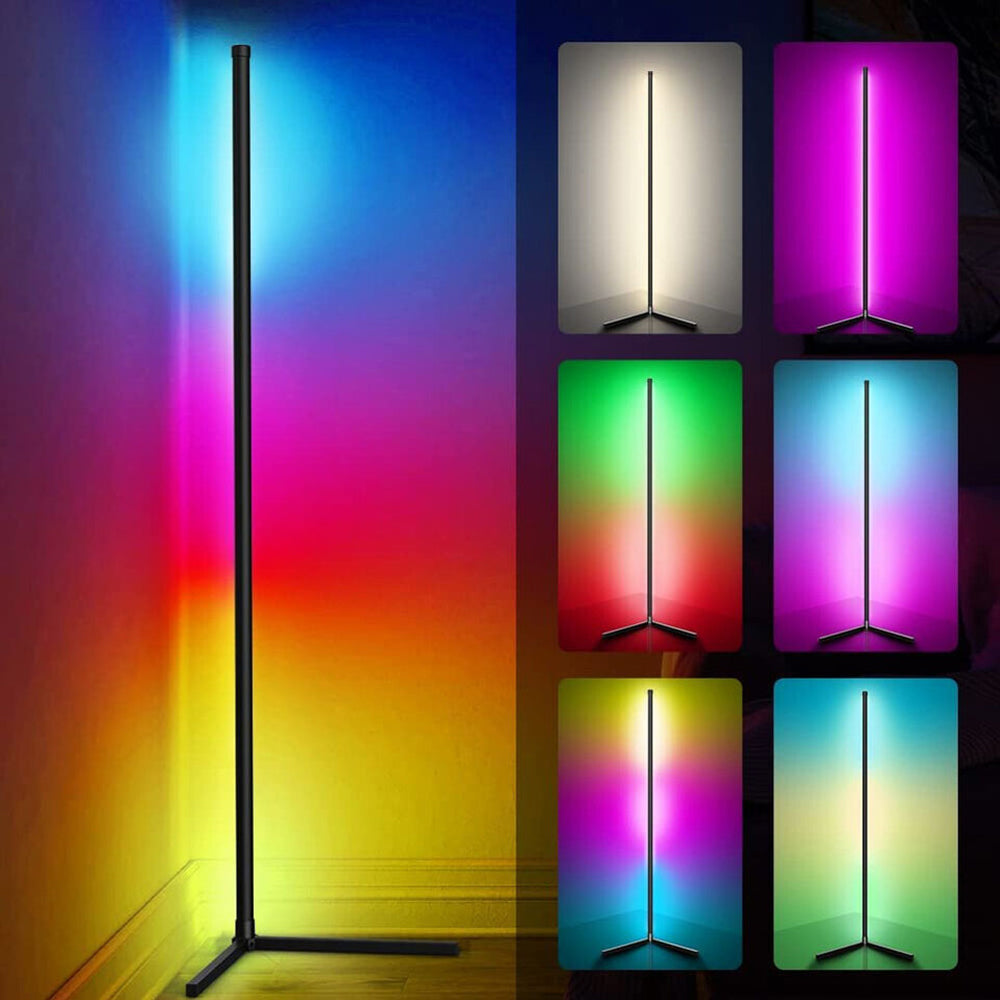 120CM RGB Floor Lamp Corner Light LED Bluetooth Mobile Phone App Control Streaming Light