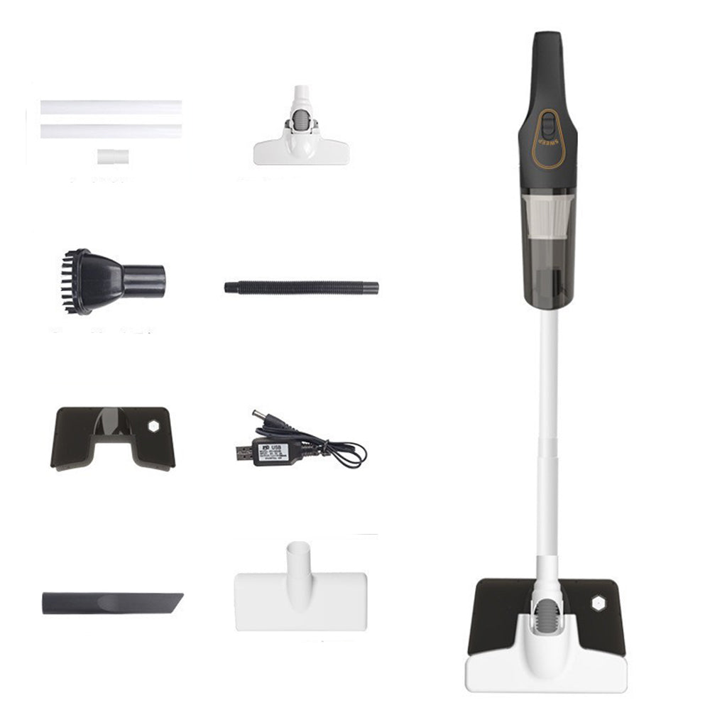 3in1 Cordless Vacuum Cleaner Floor Cleaning Mop with Mite Removal Function Black