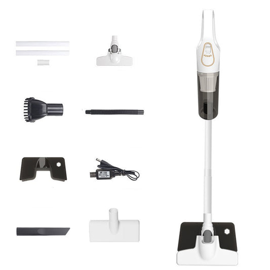 3in1 Cordless Vacuum Cleaner Floor Cleaning Mop with Mite Removal Function White