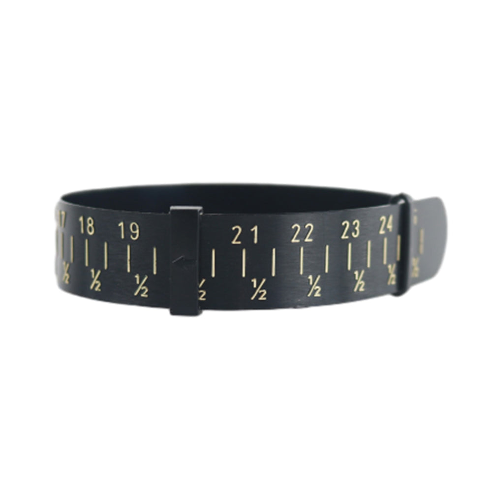 4Pcs Ring and Bracelet Sizer Measuring Tool Gauge with Magnifying Function Black