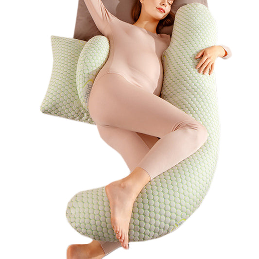 Pregnancy Maternity Body Pillow Side Sleeper Belly Waist Support Nursing Pillow