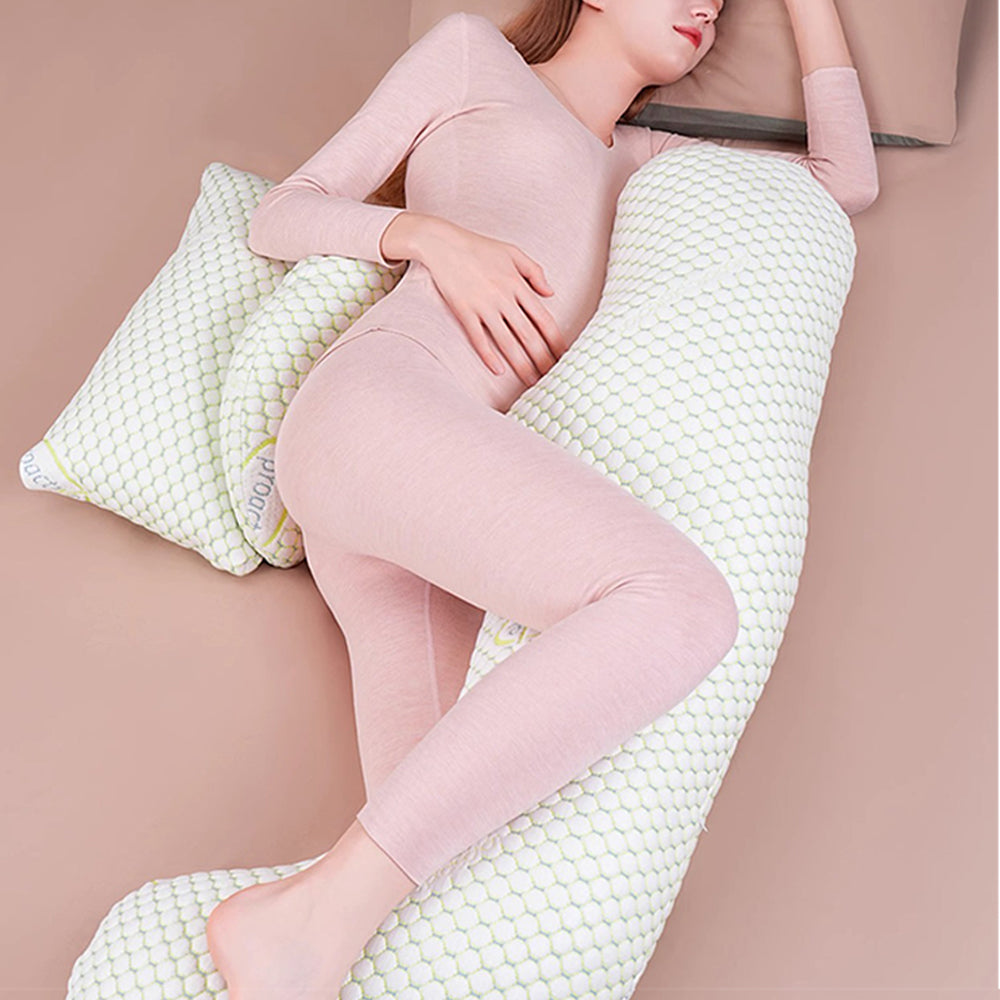 Pregnancy Maternity Body Pillow Side Sleeper Belly Waist Support Nursing Pillow