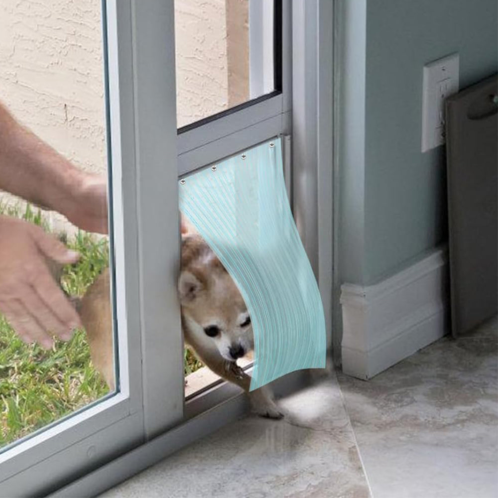DIY Dog Door Replacement Flap PVC Plastic Strips Dog Door Flap for Dog House