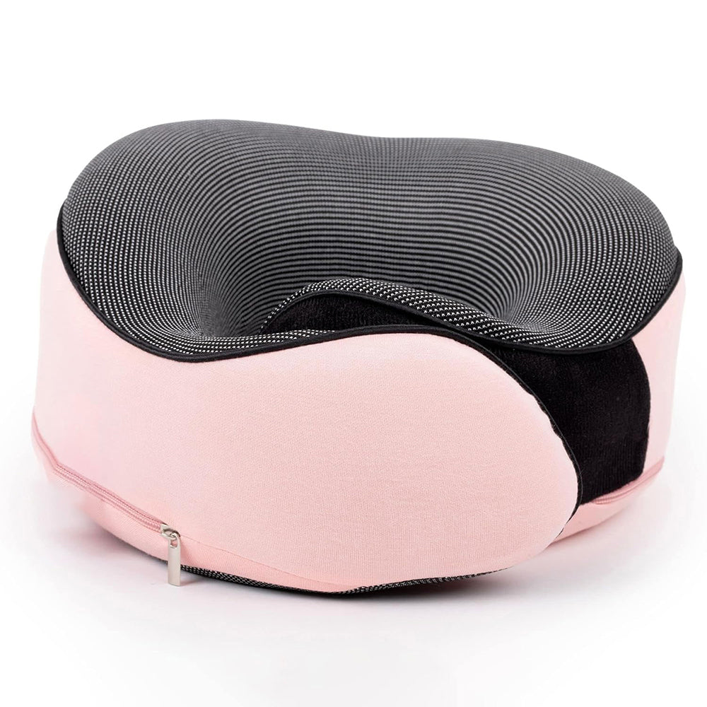 Memory Foam Soft U Shaped Neck Pillow Travel Support Headrest Pink