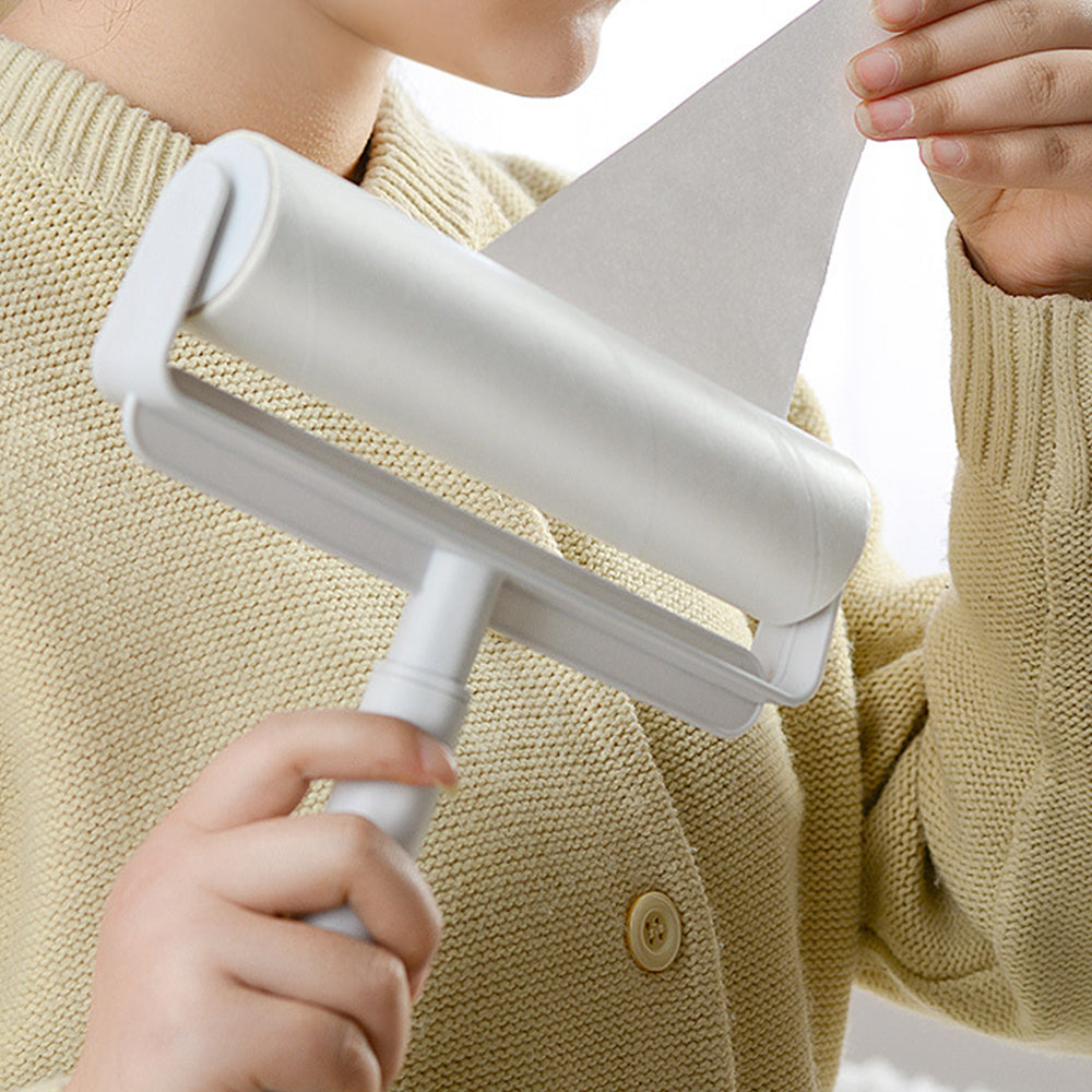 Sticky Lint Roller and 5 Rolls Pet Hair Remover for Sofa Car Floor Cleaning