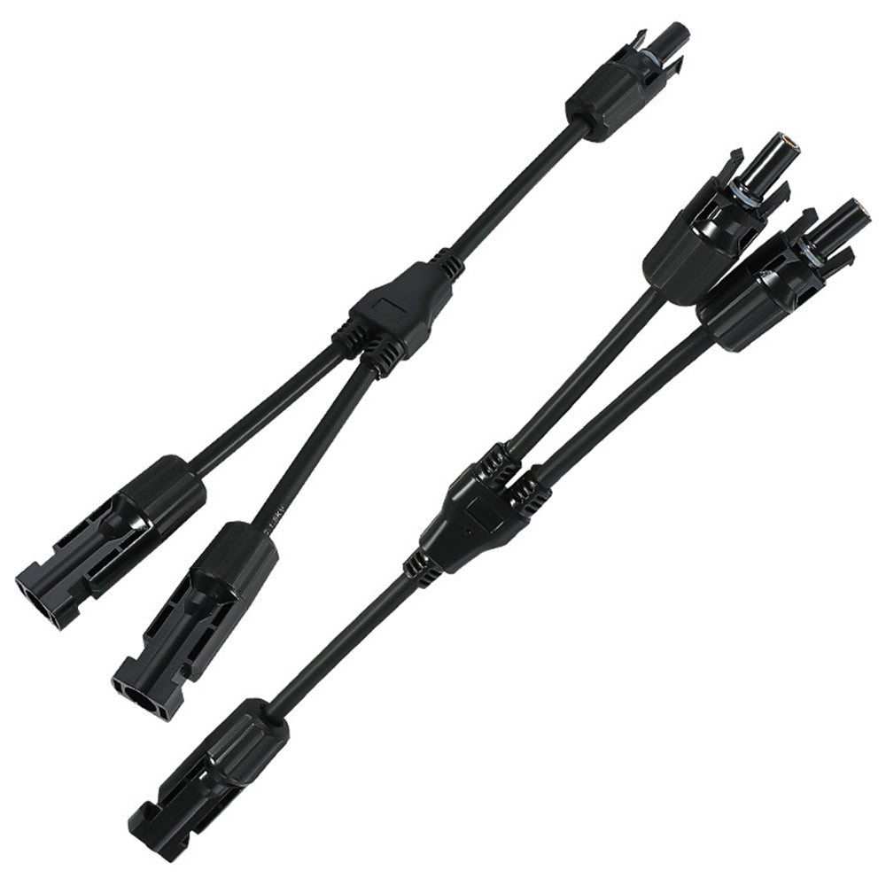 Solar Y Connector Branch Parallel Adapter Cable Wire Plug Tool for Solar Panel