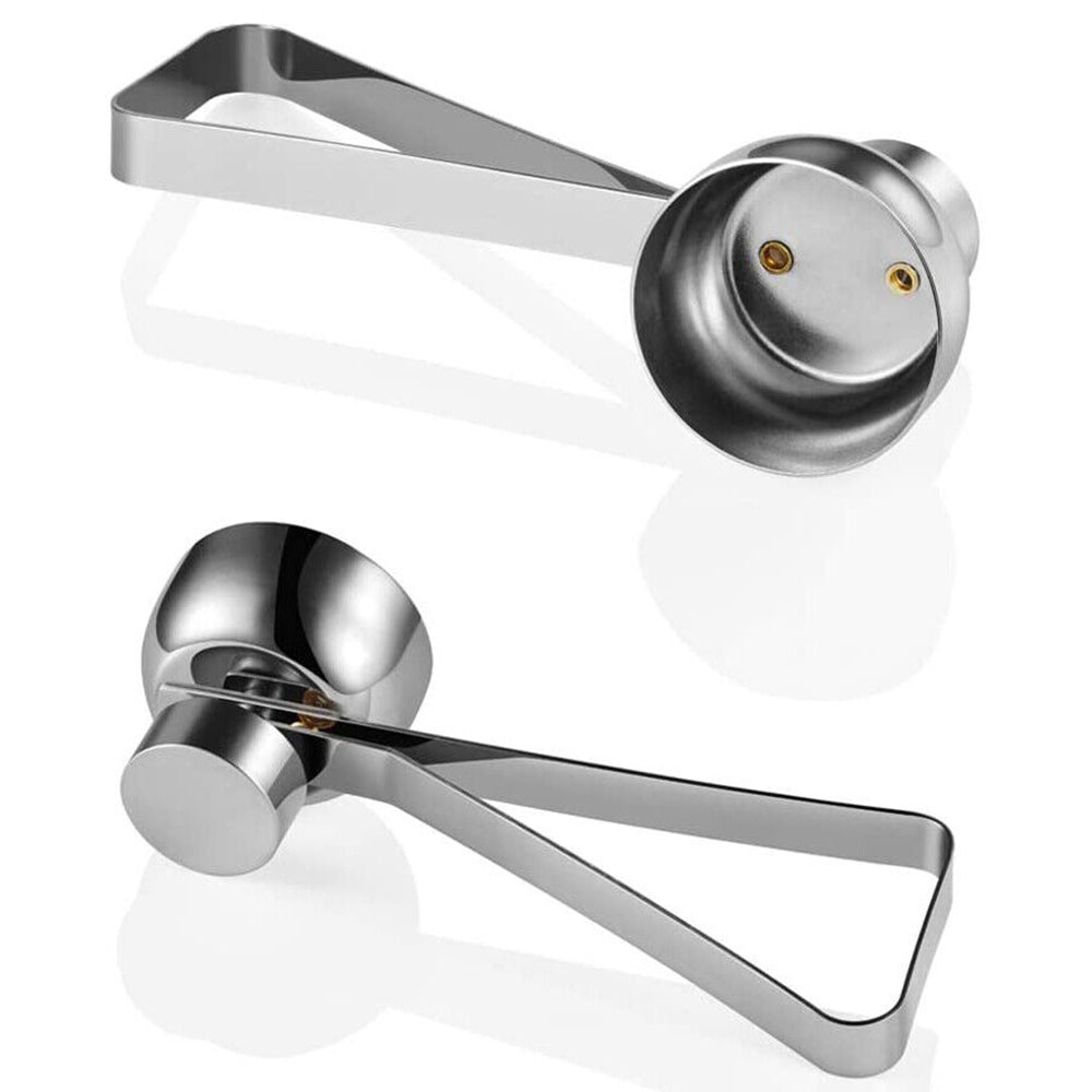 2Pcs Stainless Steel Egg Topper Cutter Cracker Knocker Egg Shell Opener