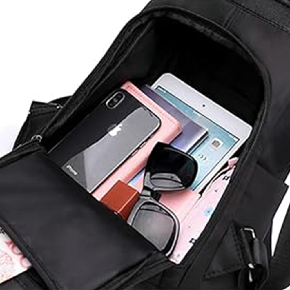 Women Anti-Theft Backpack Water-Resistant School Shoulder Bag Handbag Black