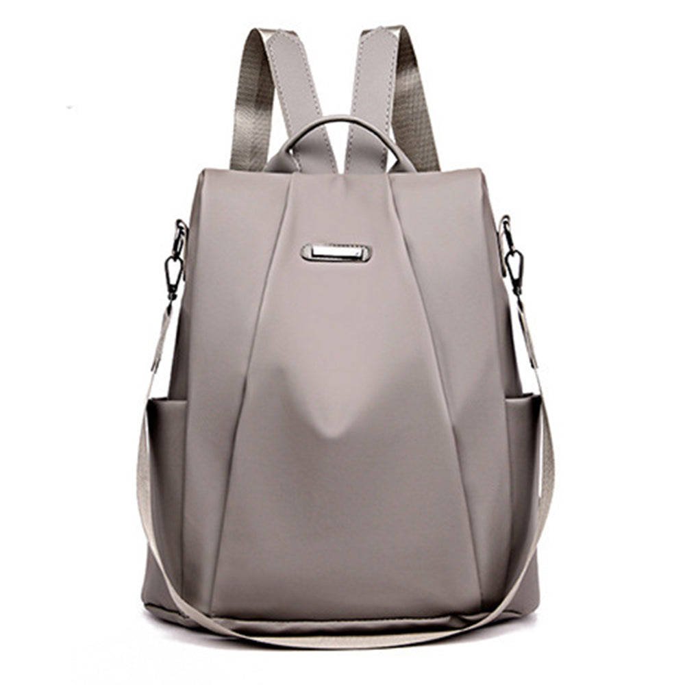Women Anti-Theft Backpack Water-Resistant School Shoulder Bag Handbag Khaki