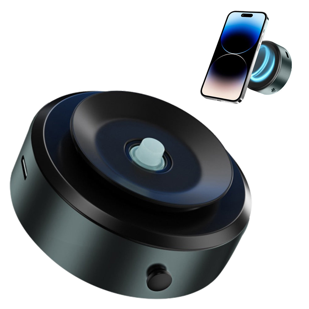 Magnetic Car Suction Cup Vacuum Adsorption Phone Holder Car Bracket Green