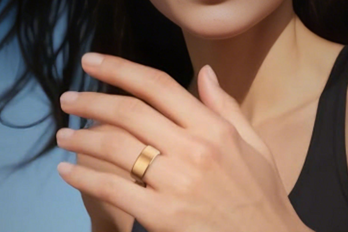 Smart Health Ring with Charging Case Sleep Tracking Waterproof