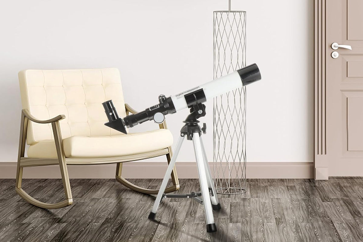 32X Magnification Astronomical Telescope Portable GPS Syncs Telescope with Tripod for Little Astronomy Beginners