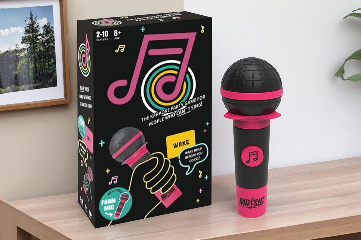 Microphone Karaoke Party Game Card Set for Adults Family Board Game