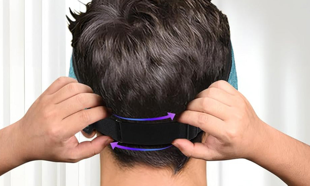 3D Breathable Sleep Mask with Built-in Bluetooth Headphones