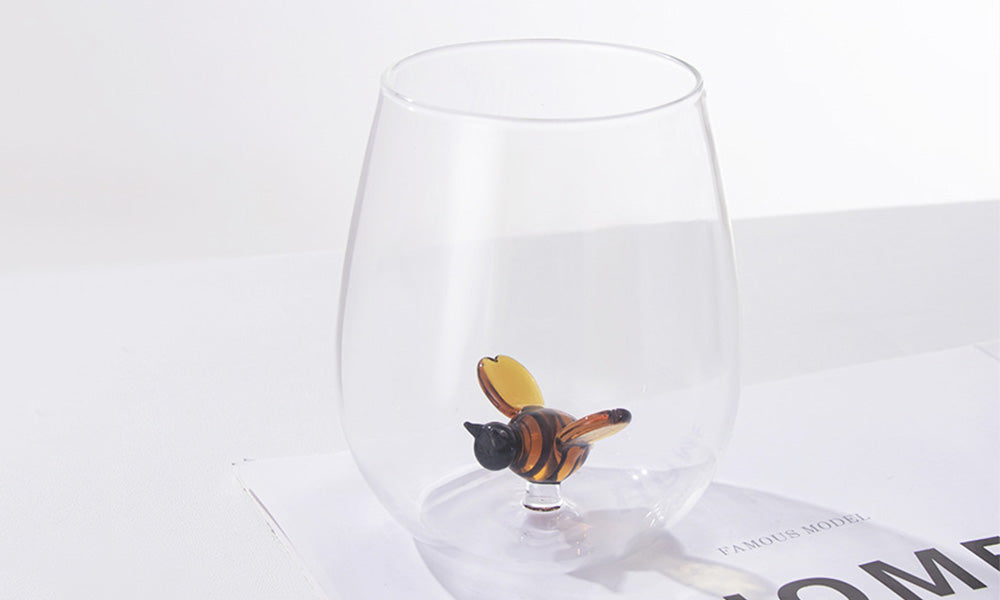 Creative Cartoon Three Dimensional Animal Glass Cup