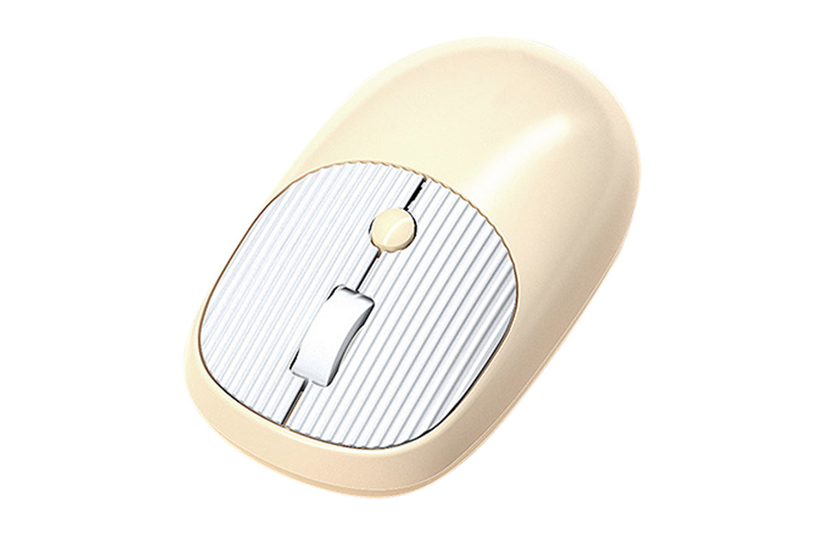 2.4GHz Wireless Keyboard And Mouse Combo With Round Key Caps